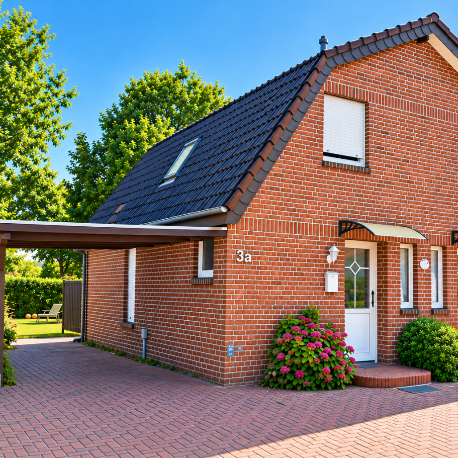 4-Sterne-Ferienhaus in Heede – Natur, See und Radwege